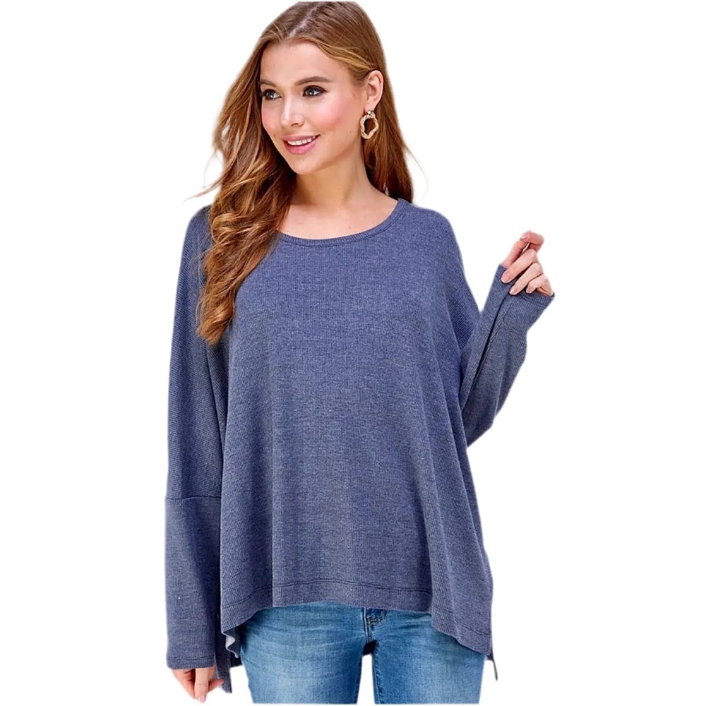 *NWT CARAMELA ‘Thermo’ Solid Knit‎ Top